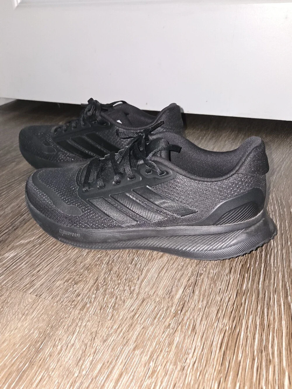 Adidas Black Ortholite Size 9 Workout Shoes Running Sneakers